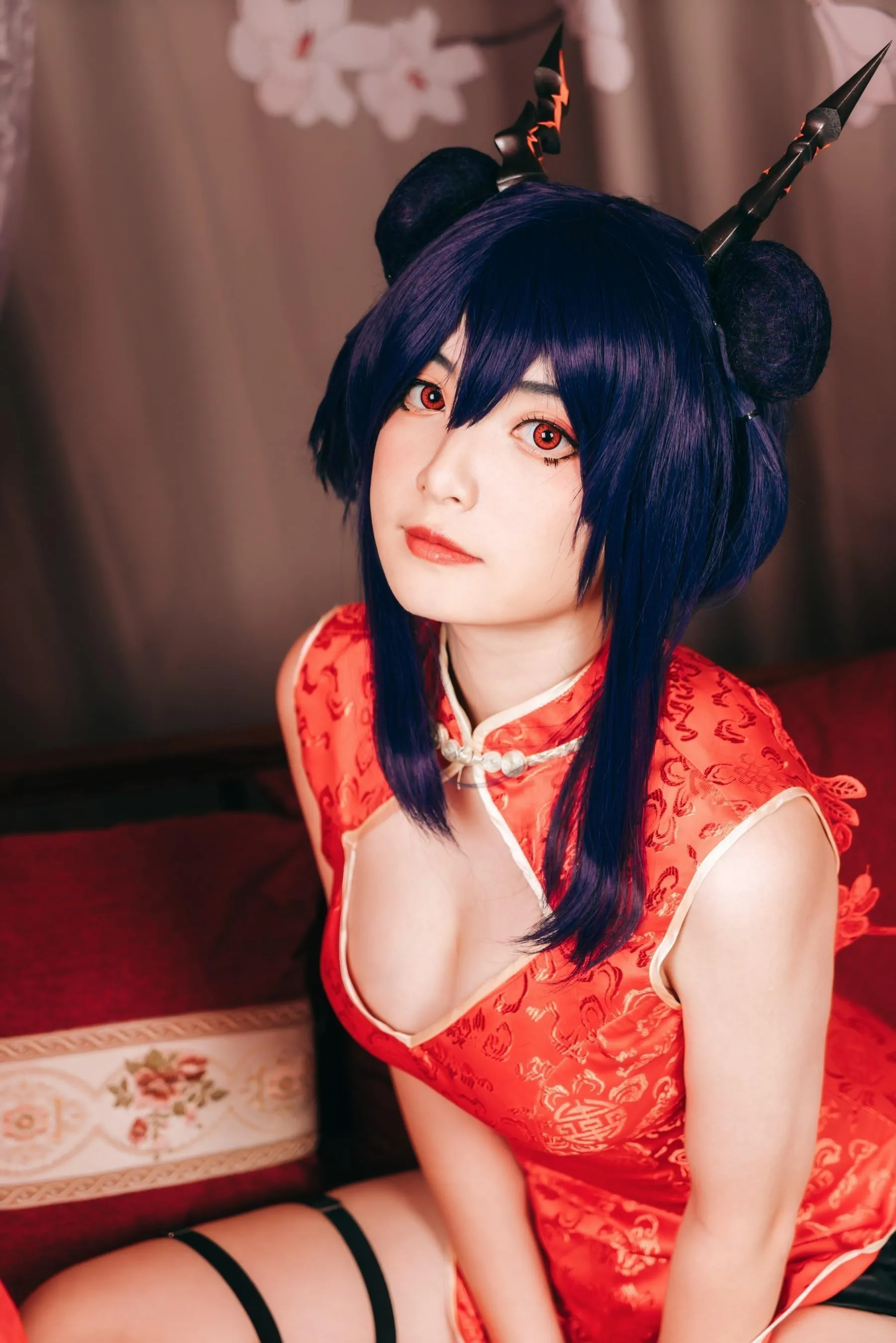 许枳 – NO.02 陈的红色旗袍 [26P]插图4